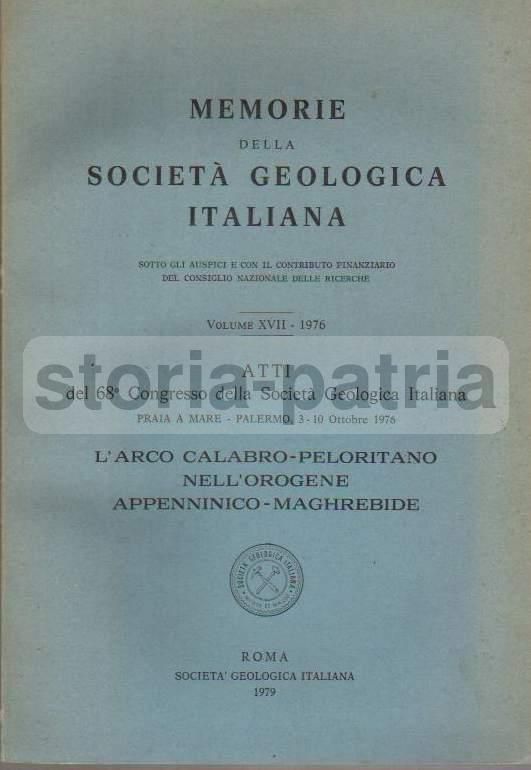 Collezione Bollettino Società Geologica Italiana 1961 1994