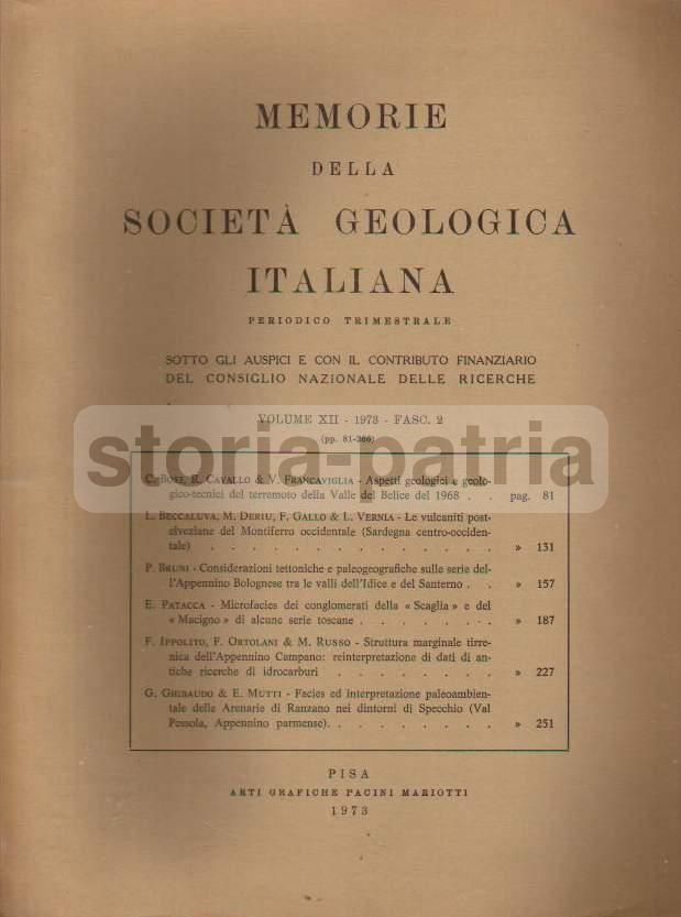 Collezione Bollettino Società Geologica Italiana 1961 1994