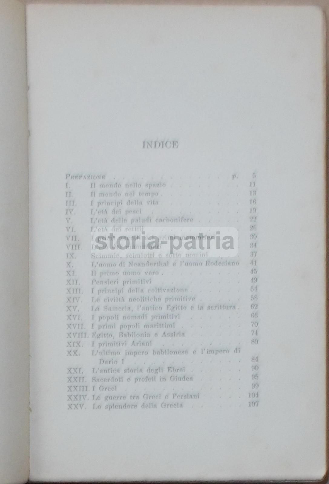 Breve Storia Del Mondo, H.G. Wells, Laterza, 1930