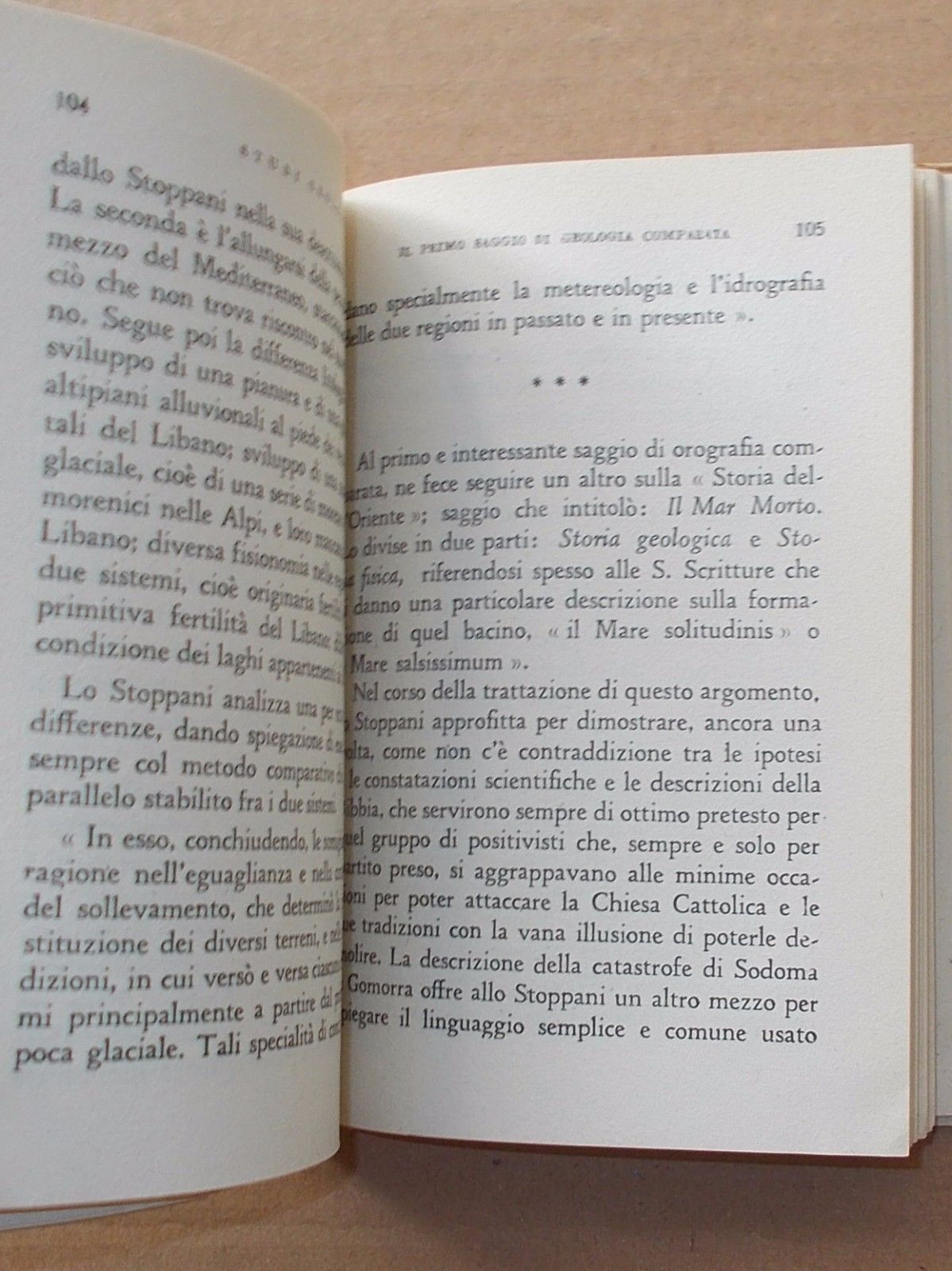 Stoppani Di R. Tomaselli: Geologia E Laghi Prealpini, 1948 Brescia