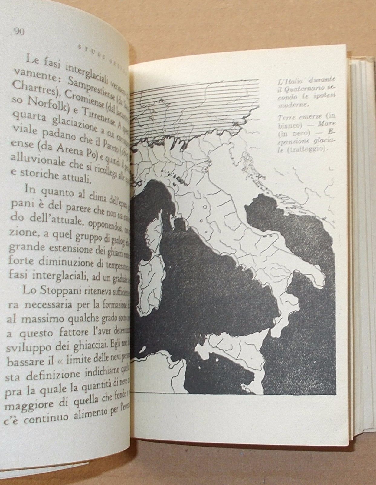 Stoppani Di R. Tomaselli: Geologia E Laghi Prealpini, 1948 Brescia