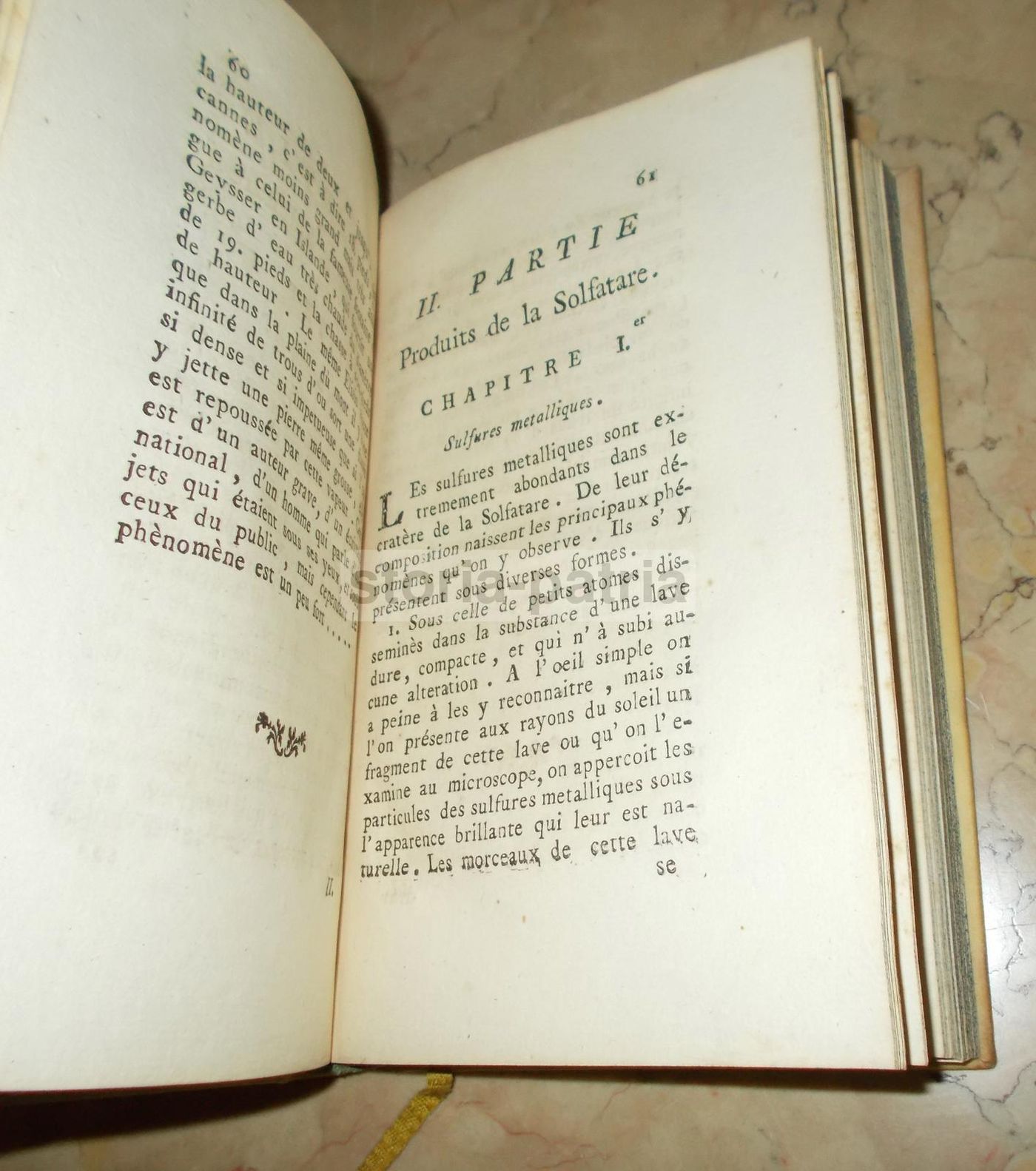 Scipion Breislak, Essais Minéralogiques Sur La Solfatare De Pouzzole, 1792 Napoli