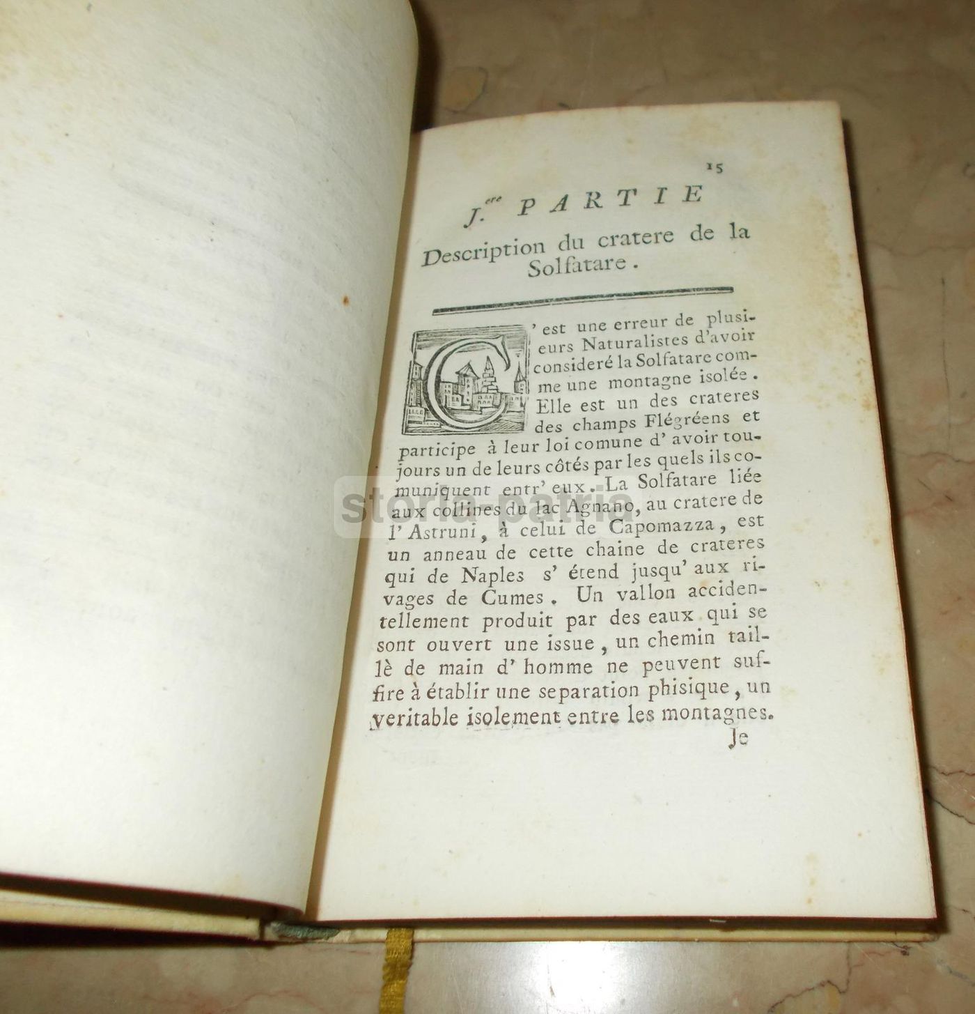 Scipion Breislak, Essais Minéralogiques Sur La Solfatare De Pouzzole, 1792 Napoli