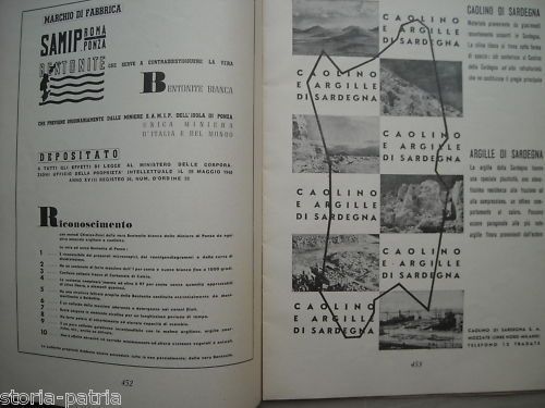 Rassegna Mineraria Mensile Dicembre 1940 Materie Prime Italia