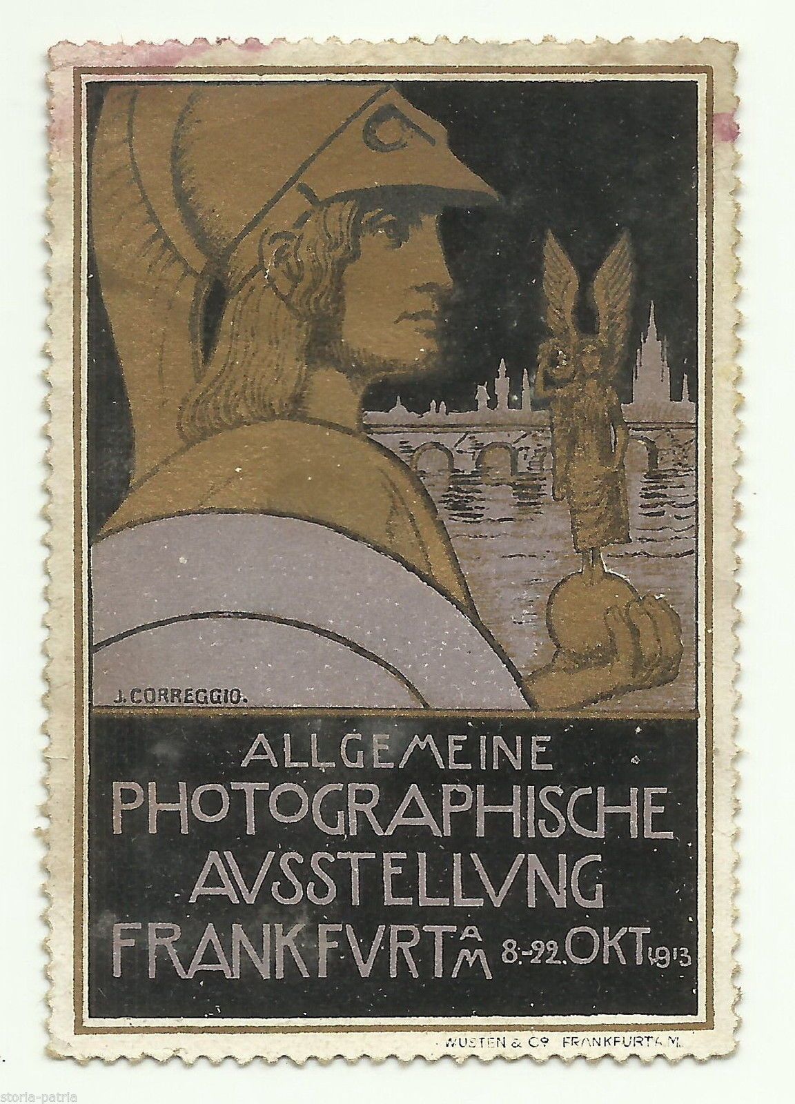 Francoforte 1913, Esposizione Fotografica. Chiudilettera Di J. Correggio
