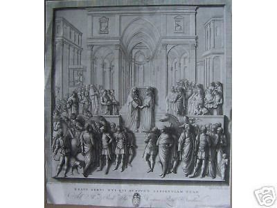 Incisione All'Acquaforte Di Giuseppe Calendi Da Lorenzo Ghiberti, Firenze 1800
