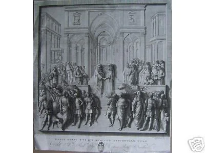 Etching by Giuseppe Calendi after Lorenzo Ghiberti, Florence 1800