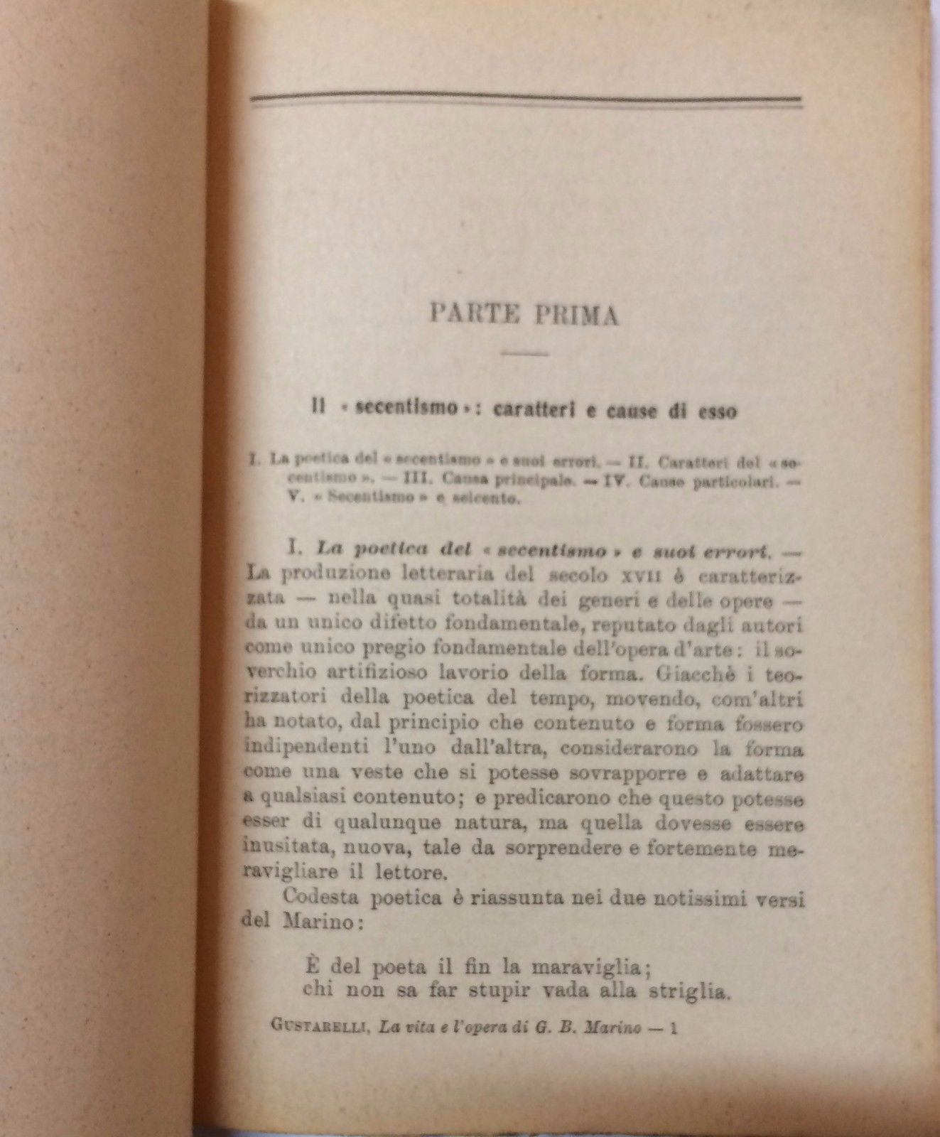 Biografia Di Giambattista Marino, Andrea Gustarelli, 1918, Livorno