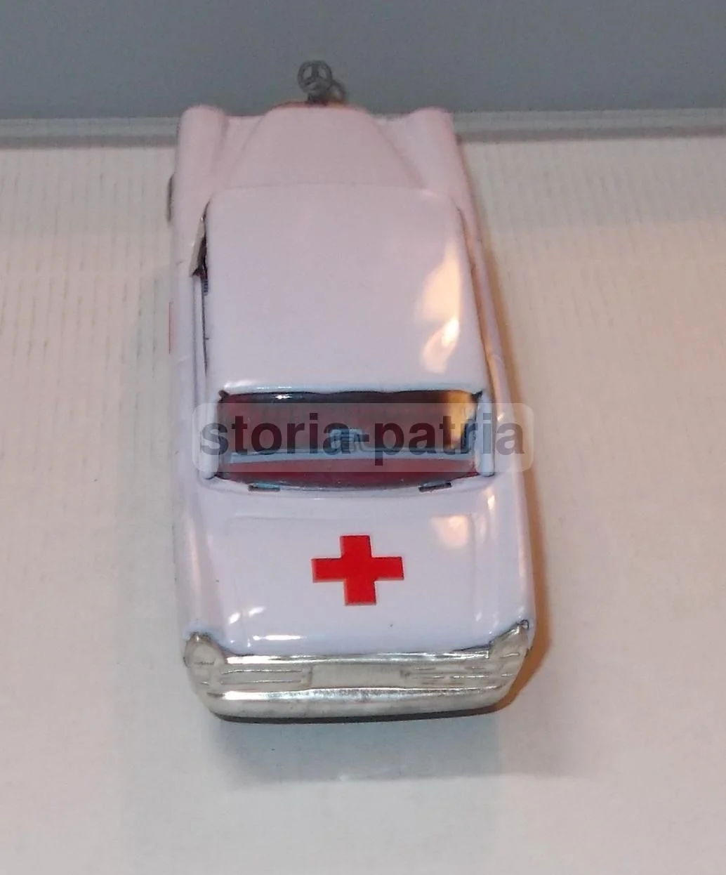 Mercedes Ambulance Toy Car in Metal, Vintage