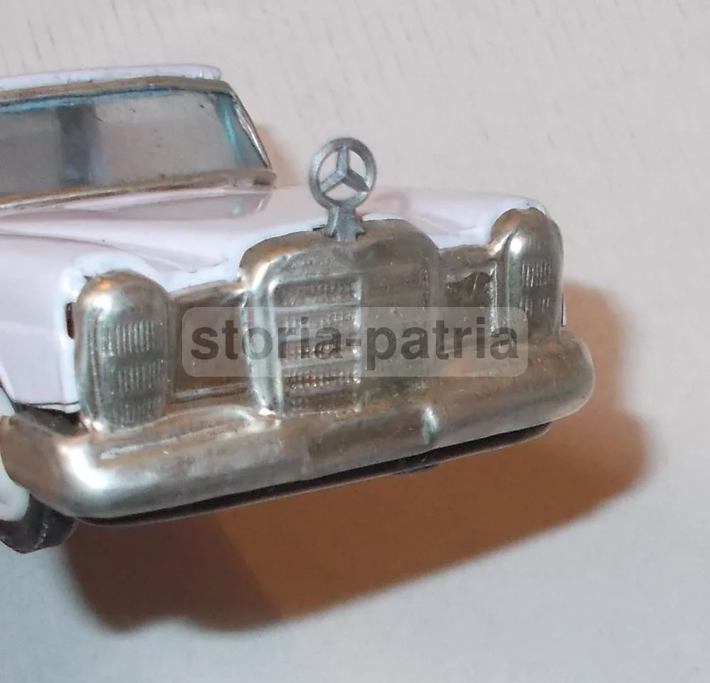 Mercedes Ambulance Toy Car in Metal, Vintage