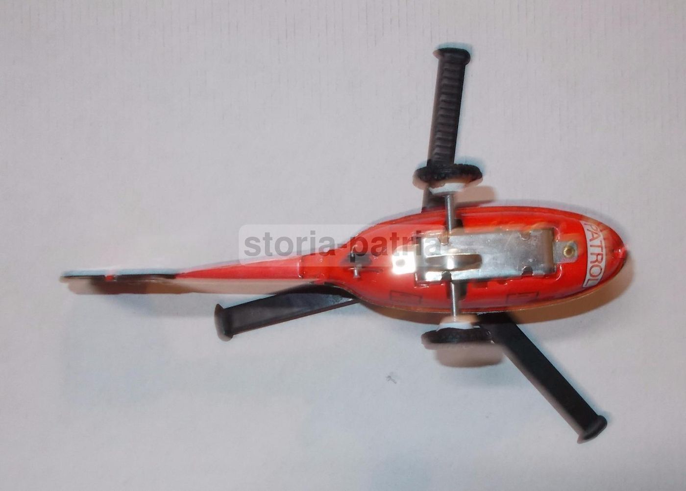 Elicottero Giocattolo Pompieri Vigili Del Fuoco Vintage Metallo