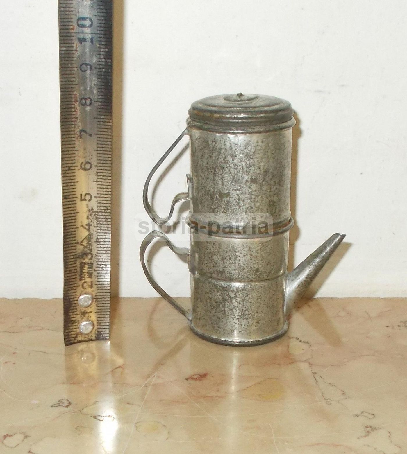 Miniatura Caffettiera Napoletana Vintage Giocattolo Da Collezione