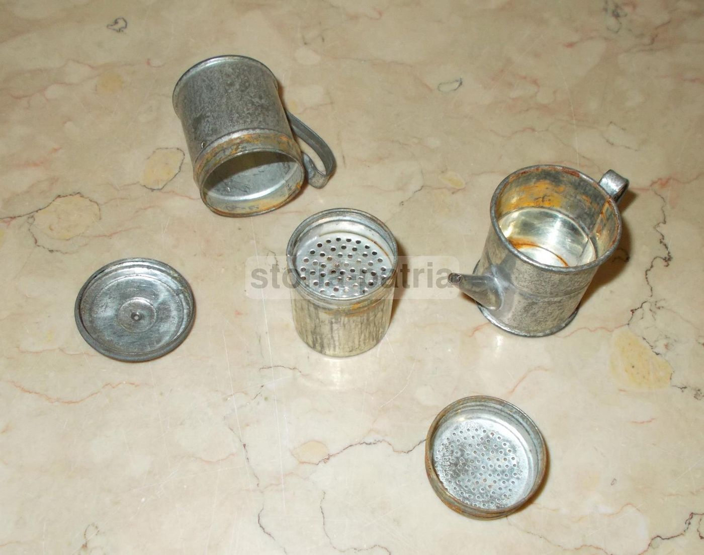 Miniatura Caffettiera Napoletana Antica Giocattolo Collezione