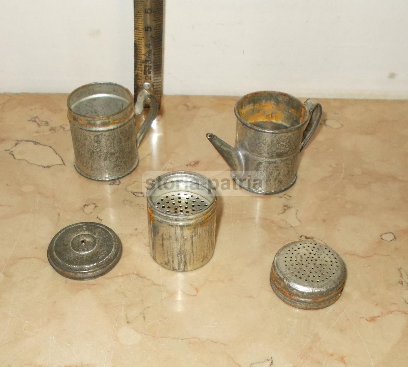 Miniatura Caffettiera Napoletana Vintage Giocattolo Da Collezione