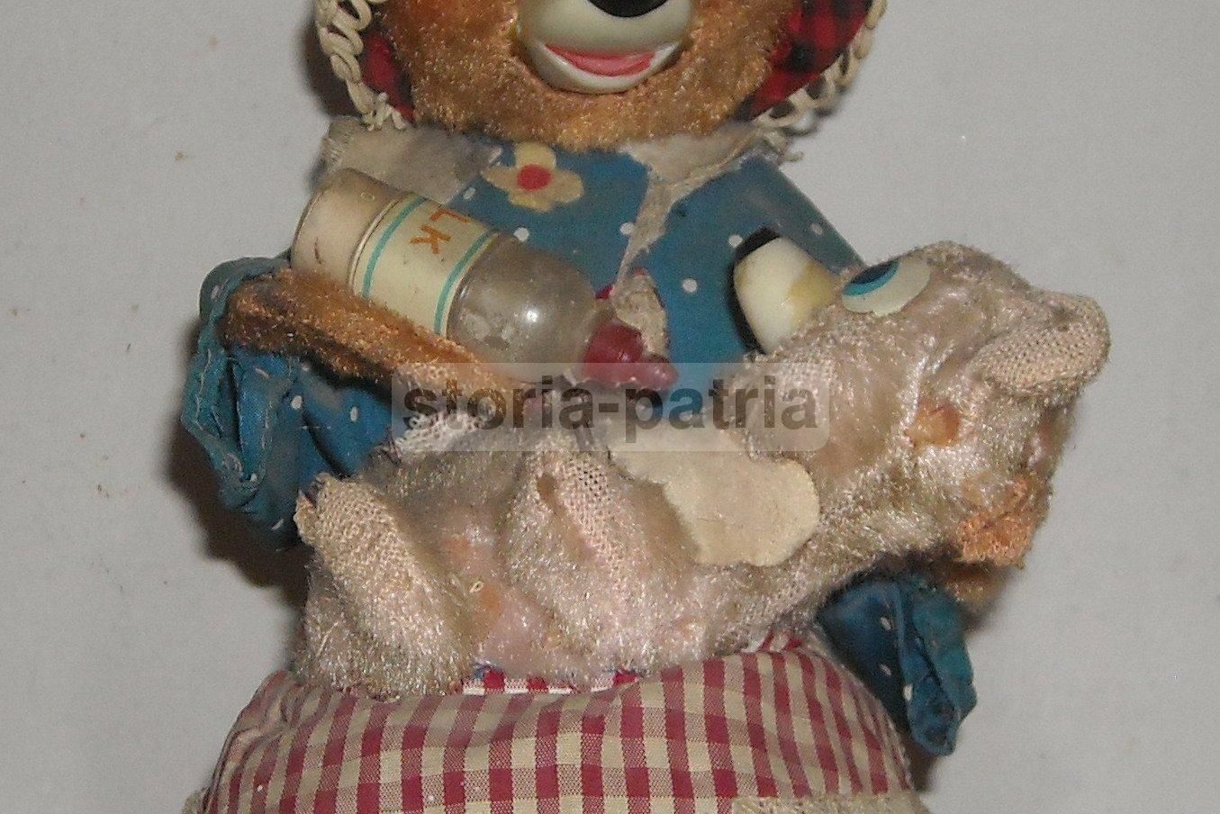 Giocattolo Automa Mamma Orsa Allattamento Made In Japan Anni '50