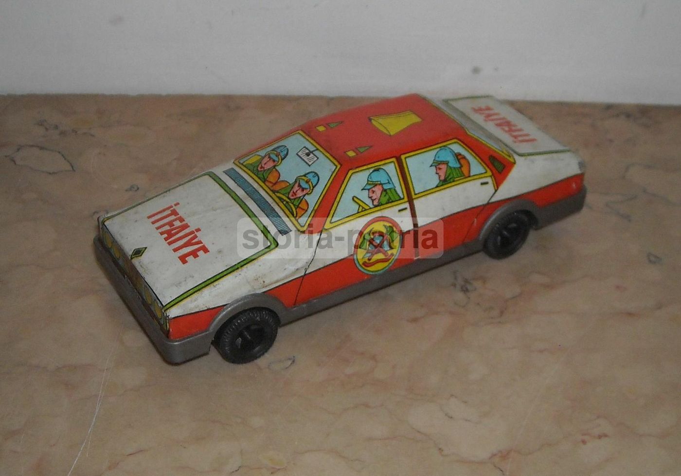 Modellino Auto Renault 12TS Dei Vigili Del Fuoco Turchi (Itfaiye), Anni '60 '70