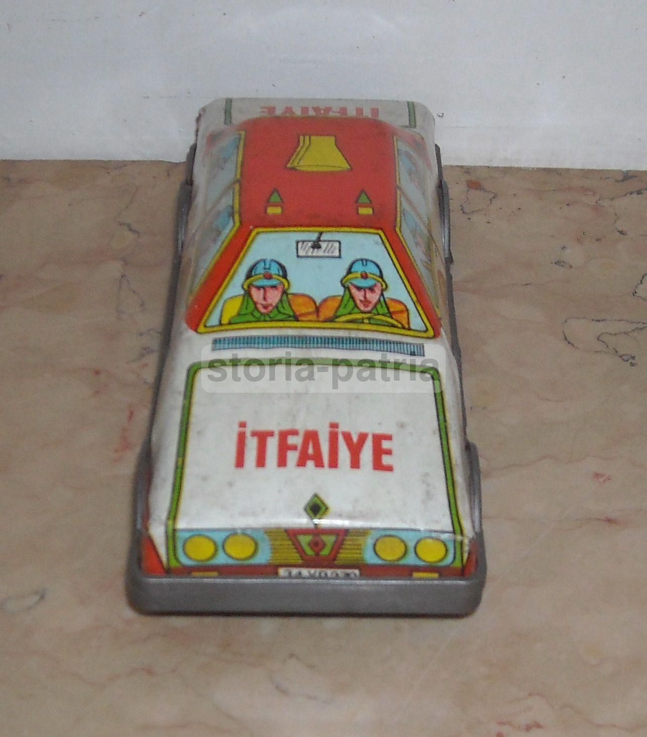 Modellino Auto Renault 12TS Dei Vigili Del Fuoco Turchi (Itfaiye), Anni '60 '70