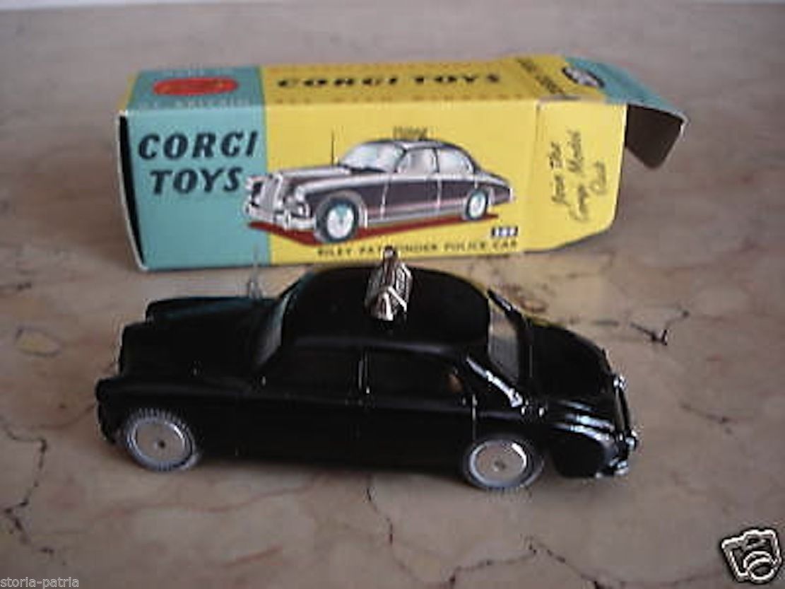 Corgi Toys Riley Pathfinder Police Car Automobilina Vintage Anni '50