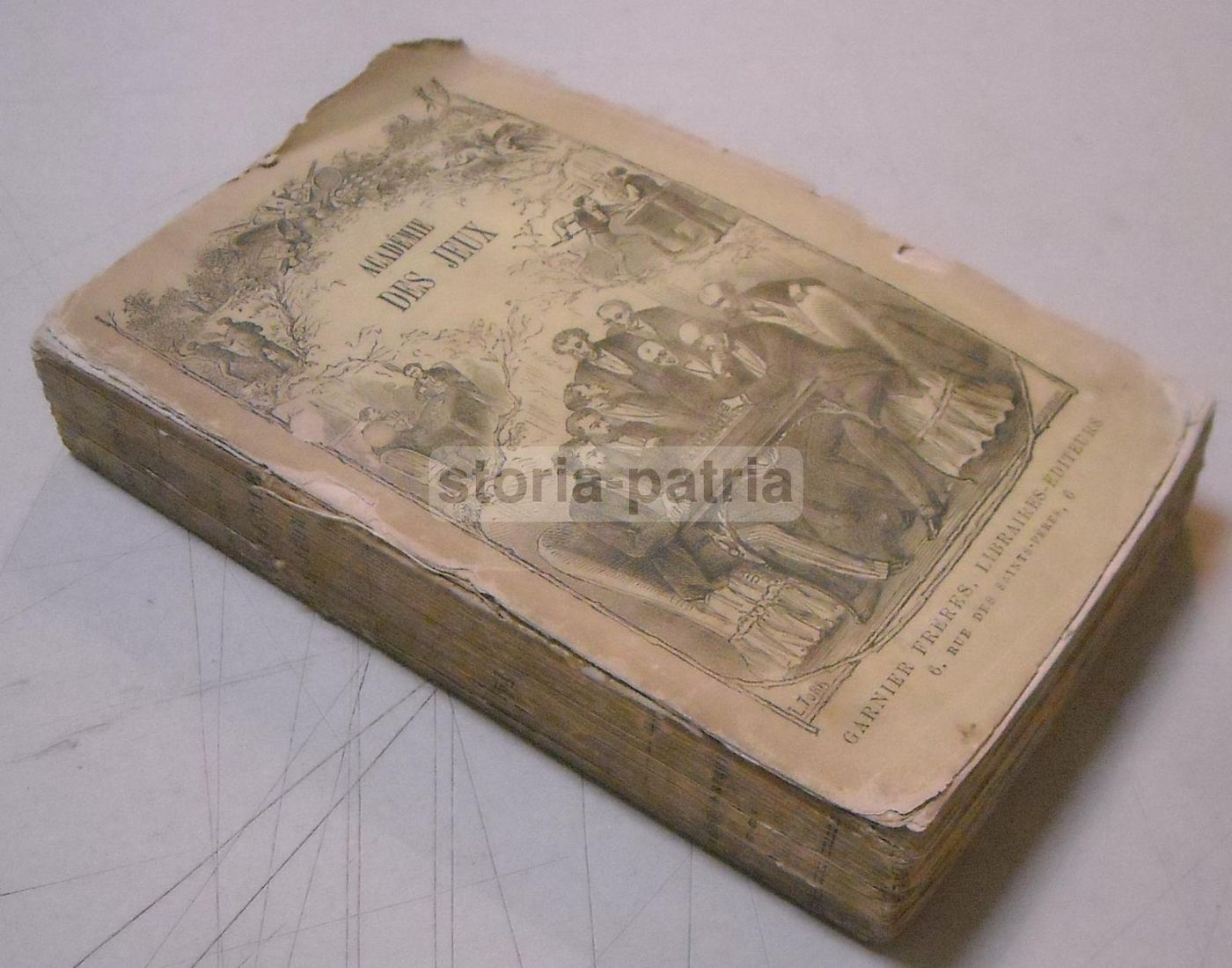 Nouvelle Académie Des Jeux 1883. Manuale Antico Illustrato Sui Giochi