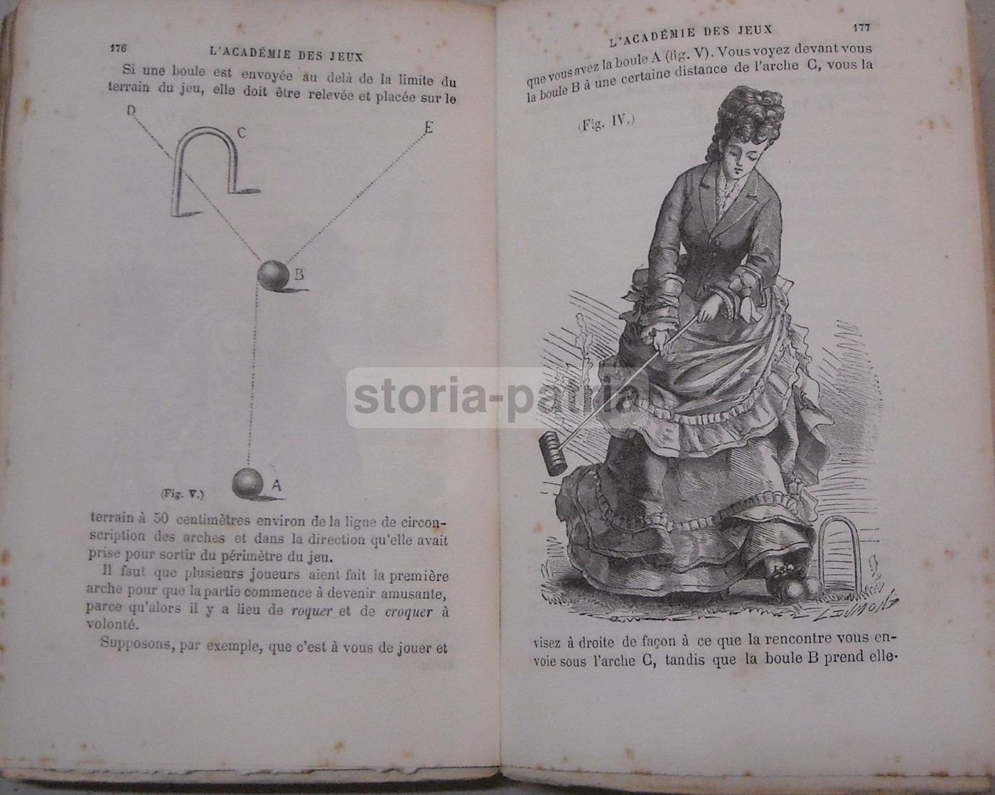 Nouvelle Académie Des Jeux 1883. Manuale Antico Illustrato Sui Giochi