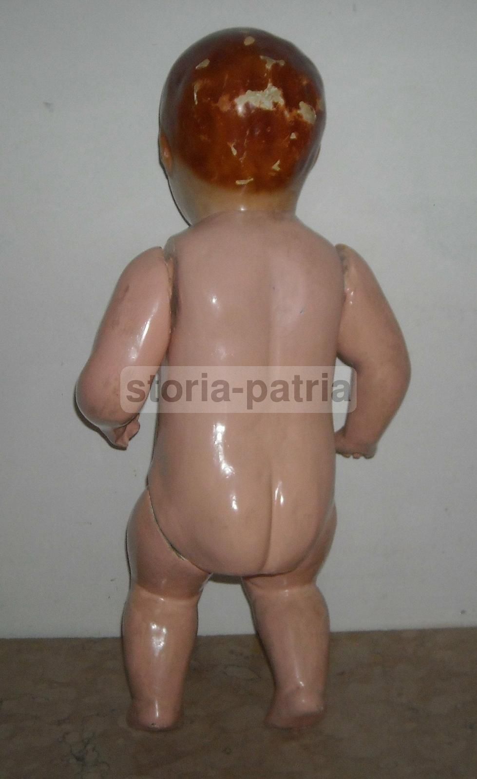 Bambolotto Antico Italiano Del Primo '900 In Cartapesta