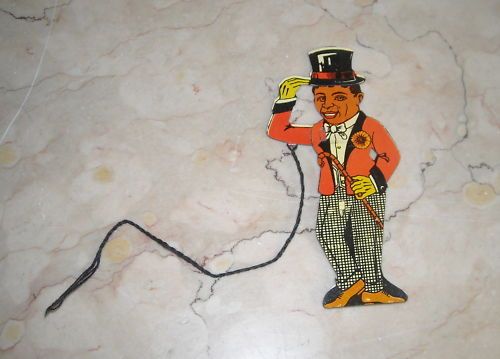 Prestigiatore In Latta Anni '50, Giocattolo d'Epoca Con Cilindro