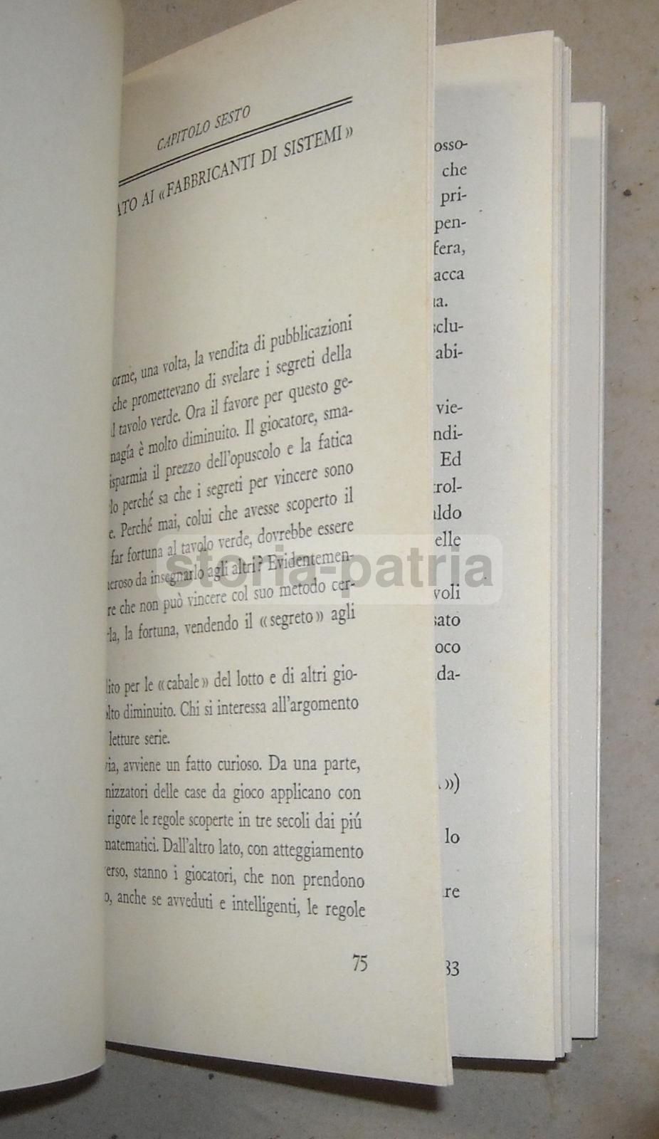 Giochi Di Azzardo E Leggi Del Caso Di Ugo Maraldi, Bompiani 1953