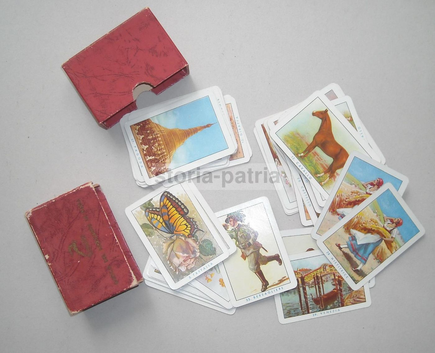 Carte Da Gioco Mercante In Fiera Modiano, 1954, Trieste