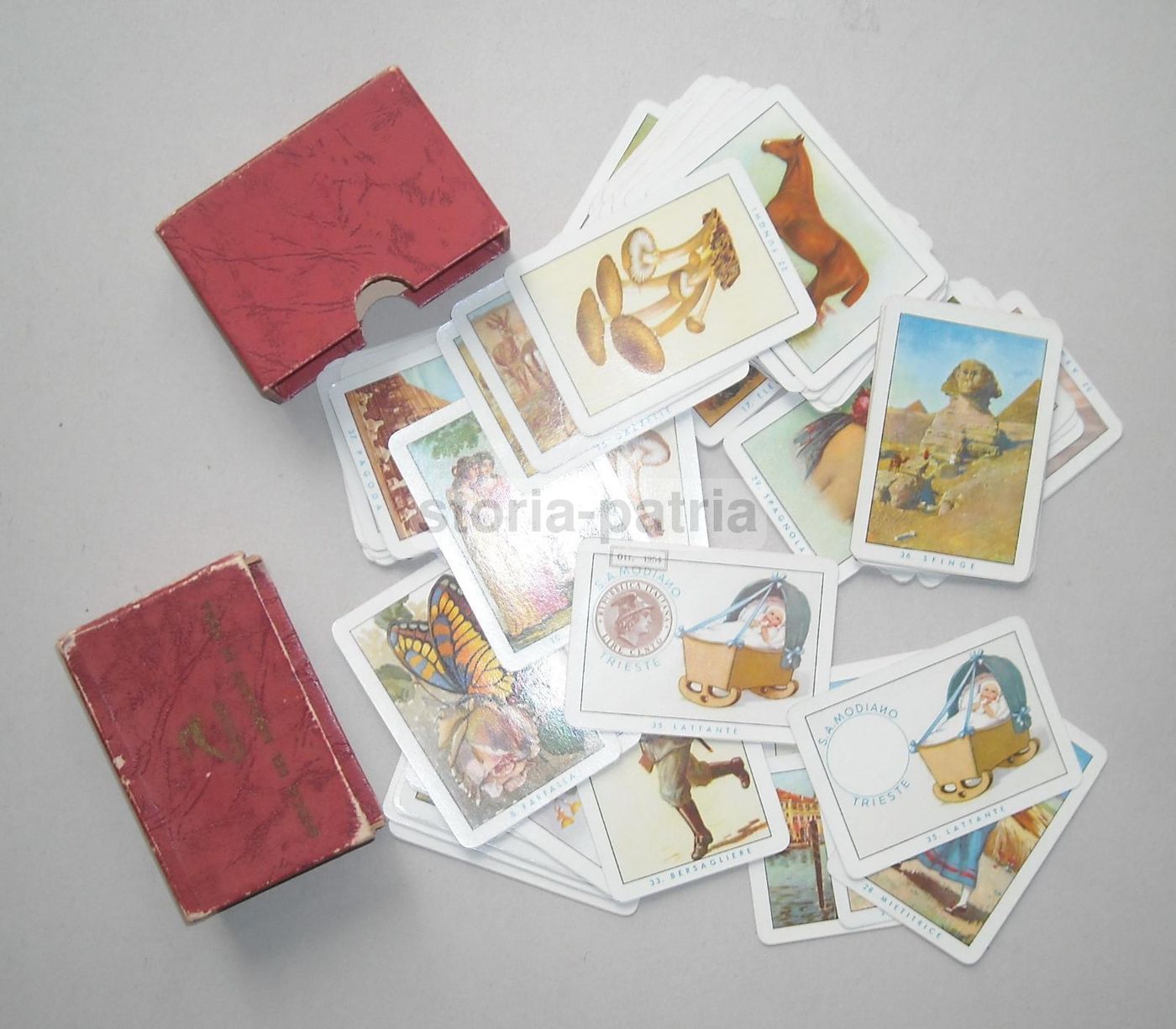 Carte Da Gioco Mercante In Fiera Modiano, 1954, Trieste