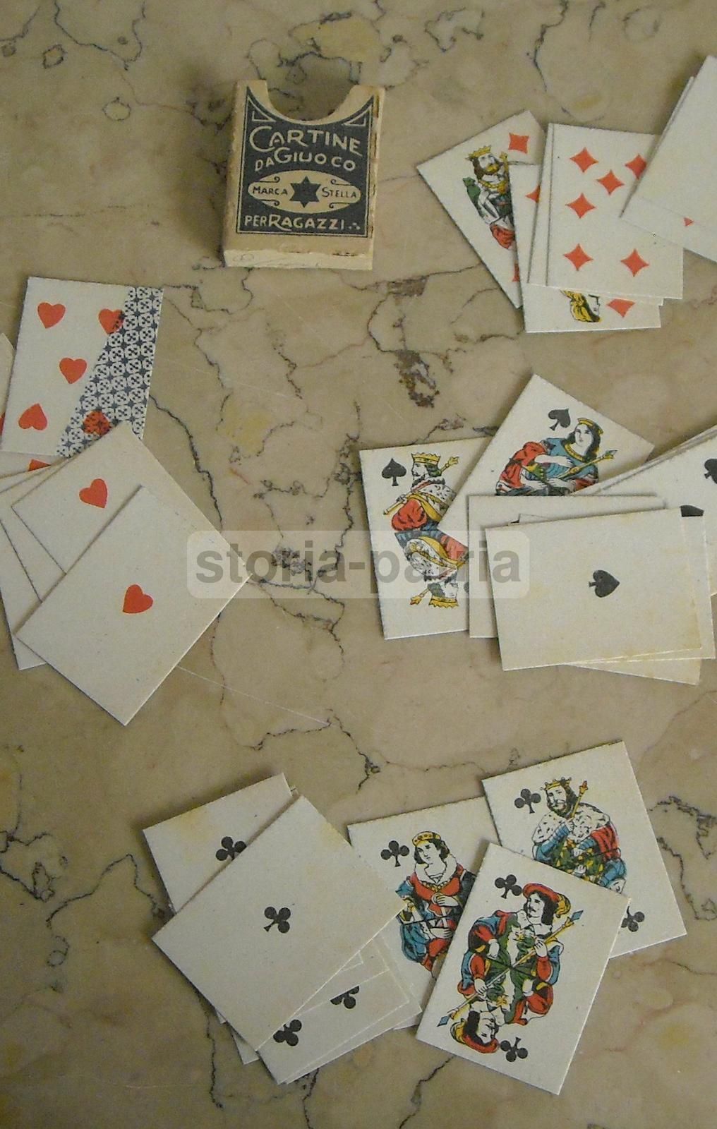 Carte Da Gioco Marca Stella Vintage Per Bambini Anni '30