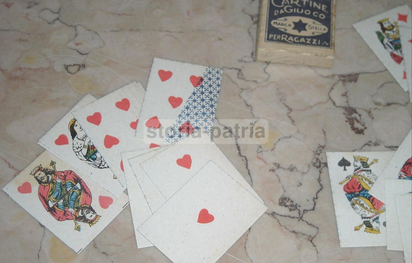 Carte Da Gioco Marca Stella Vintage Per Bambini Anni '30