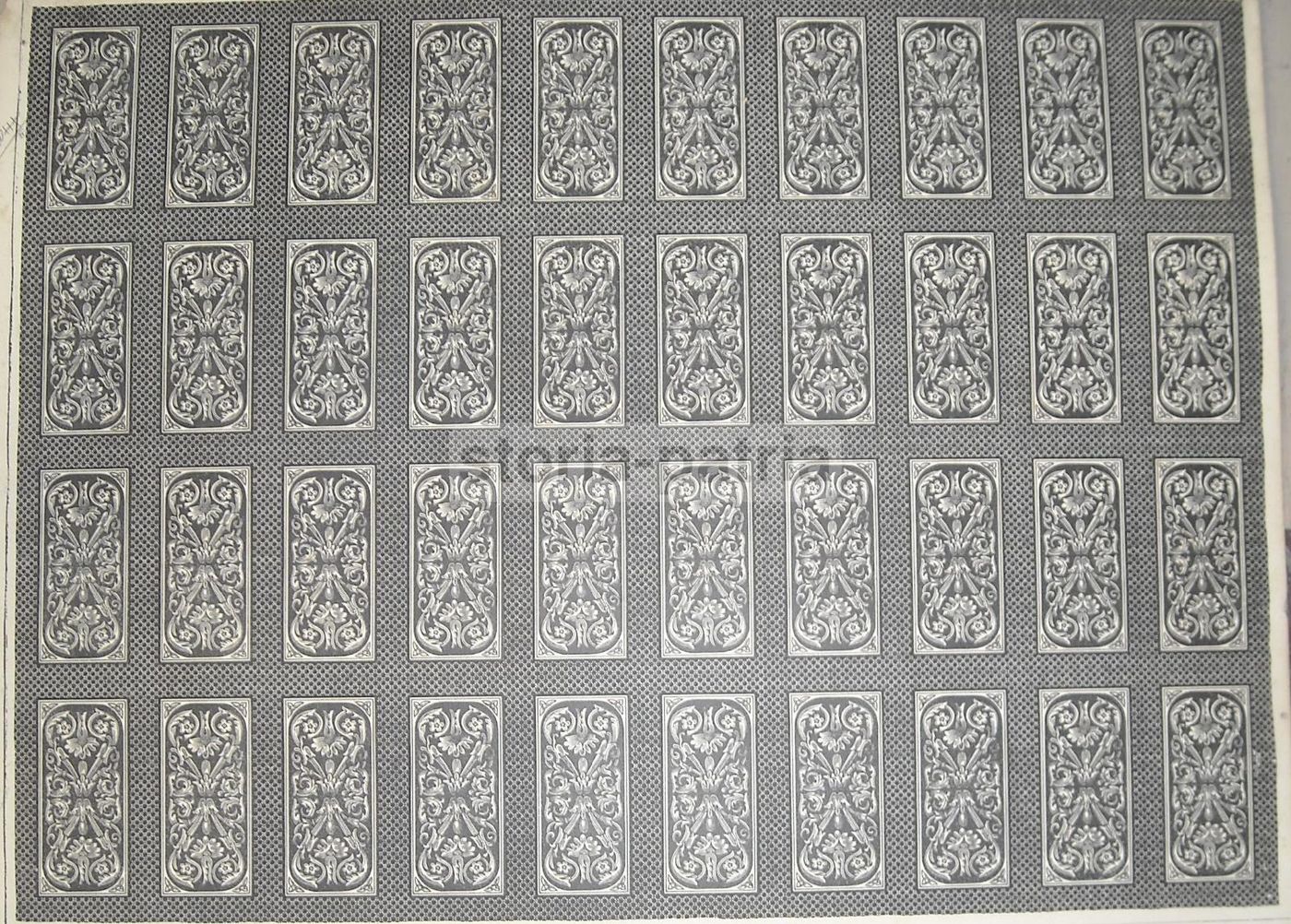 Foglio Carte Da Gioco Napoletane Pignalosa Epoca Collezione