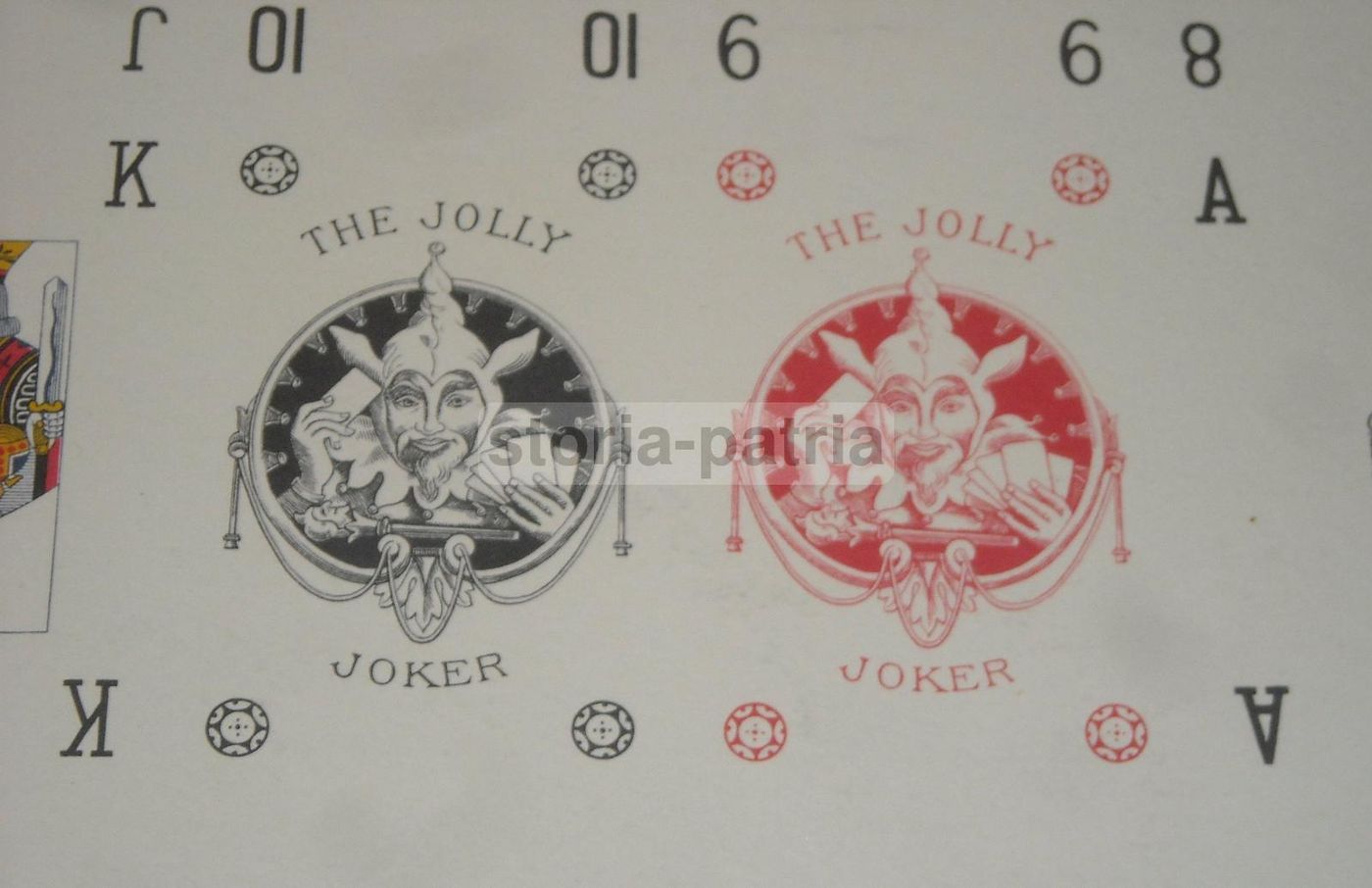 Stampa Carte Da Gioco Pignalosa Napoli Jolly Joker, Epoca '900