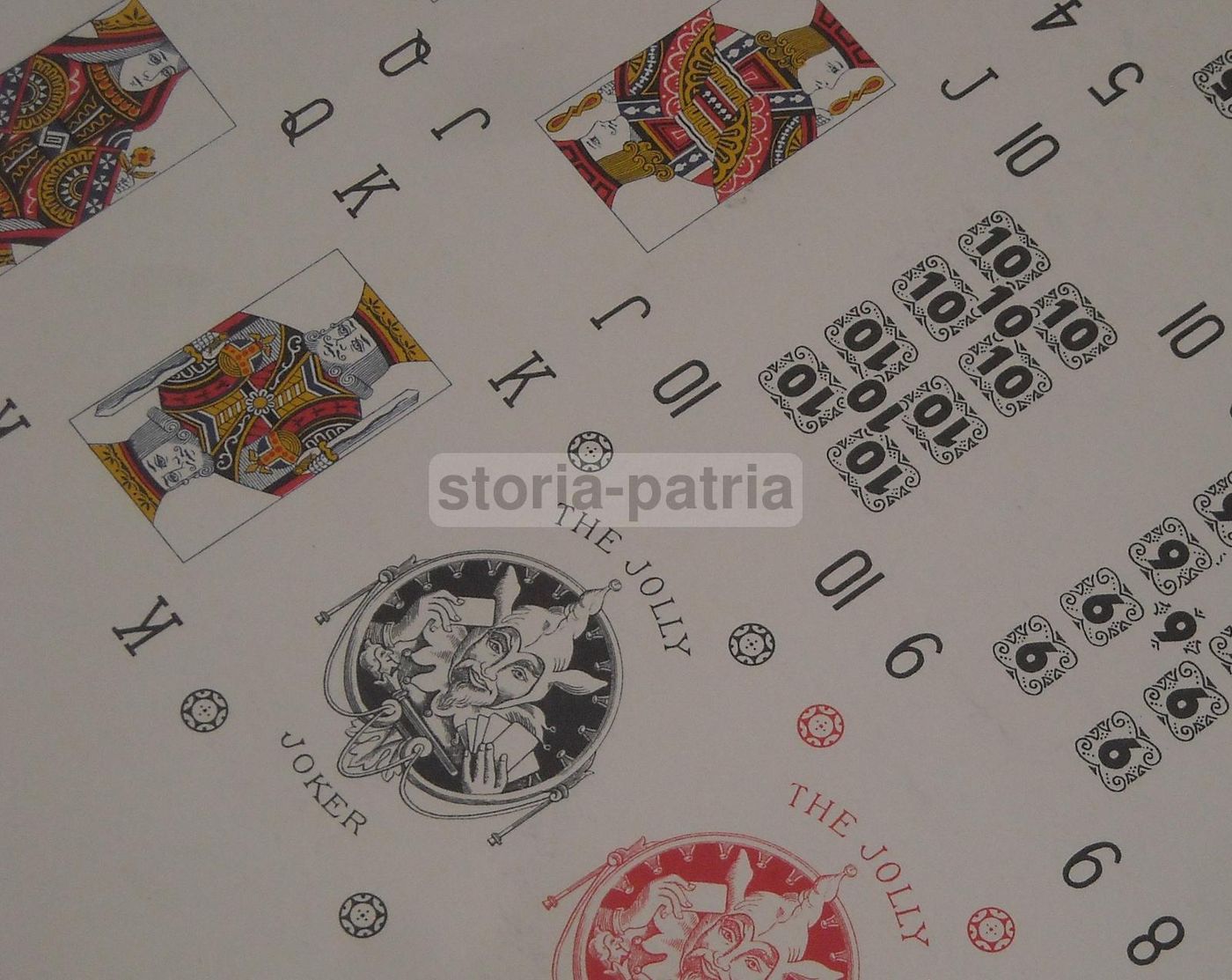 Stampa Carte Da Gioco Pignalosa Napoli Jolly Joker, Epoca '900
