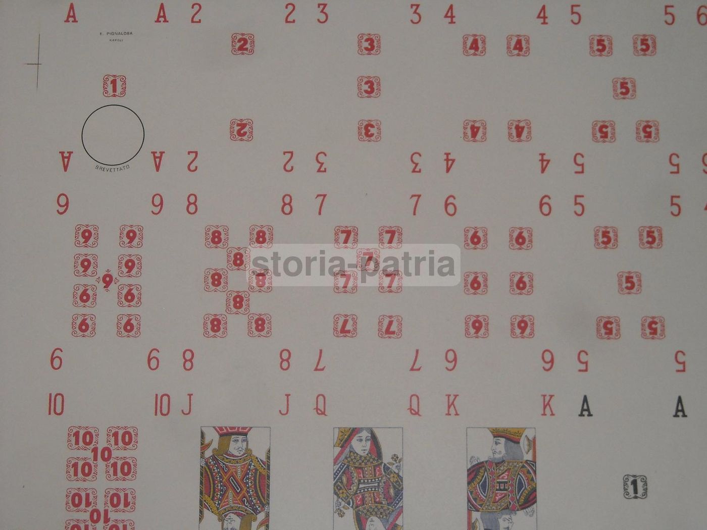Stampa Carte Da Gioco Pignalosa Napoli Jolly Joker, Epoca '900