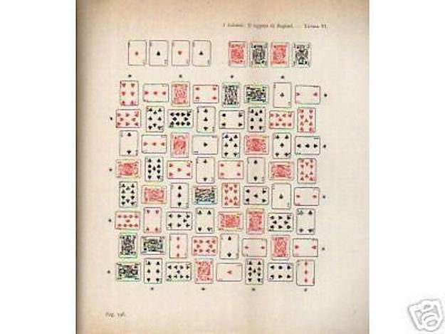 I Cento Solitari Di Napoleone. Brunialti. Hoepli, 1945. Giochi Di Carte