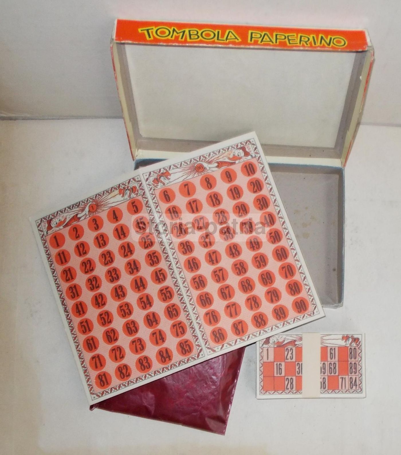 Tombola Paperino Walt Disney Edizioni Cicogna Vintage Anni '50