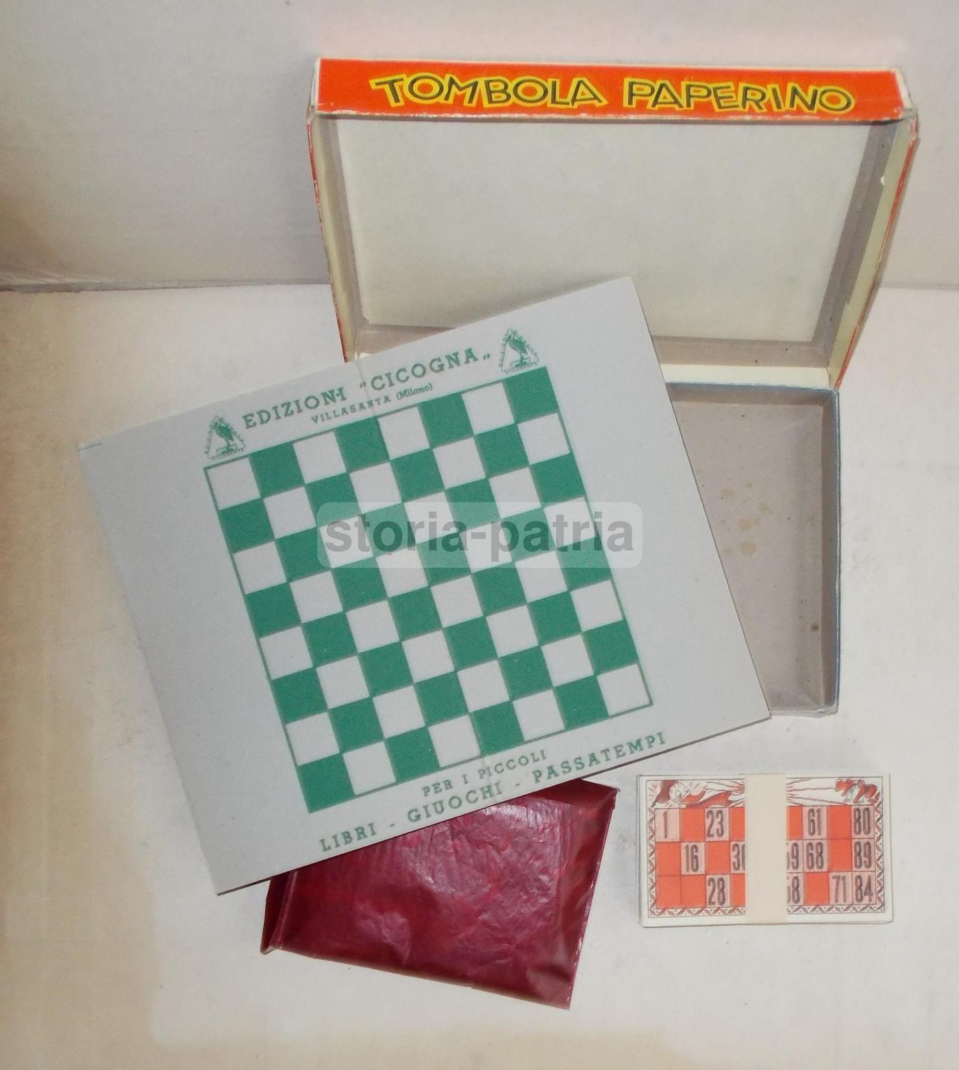 Tombola Paperino Walt Disney Edizioni Cicogna Vintage Anni '50