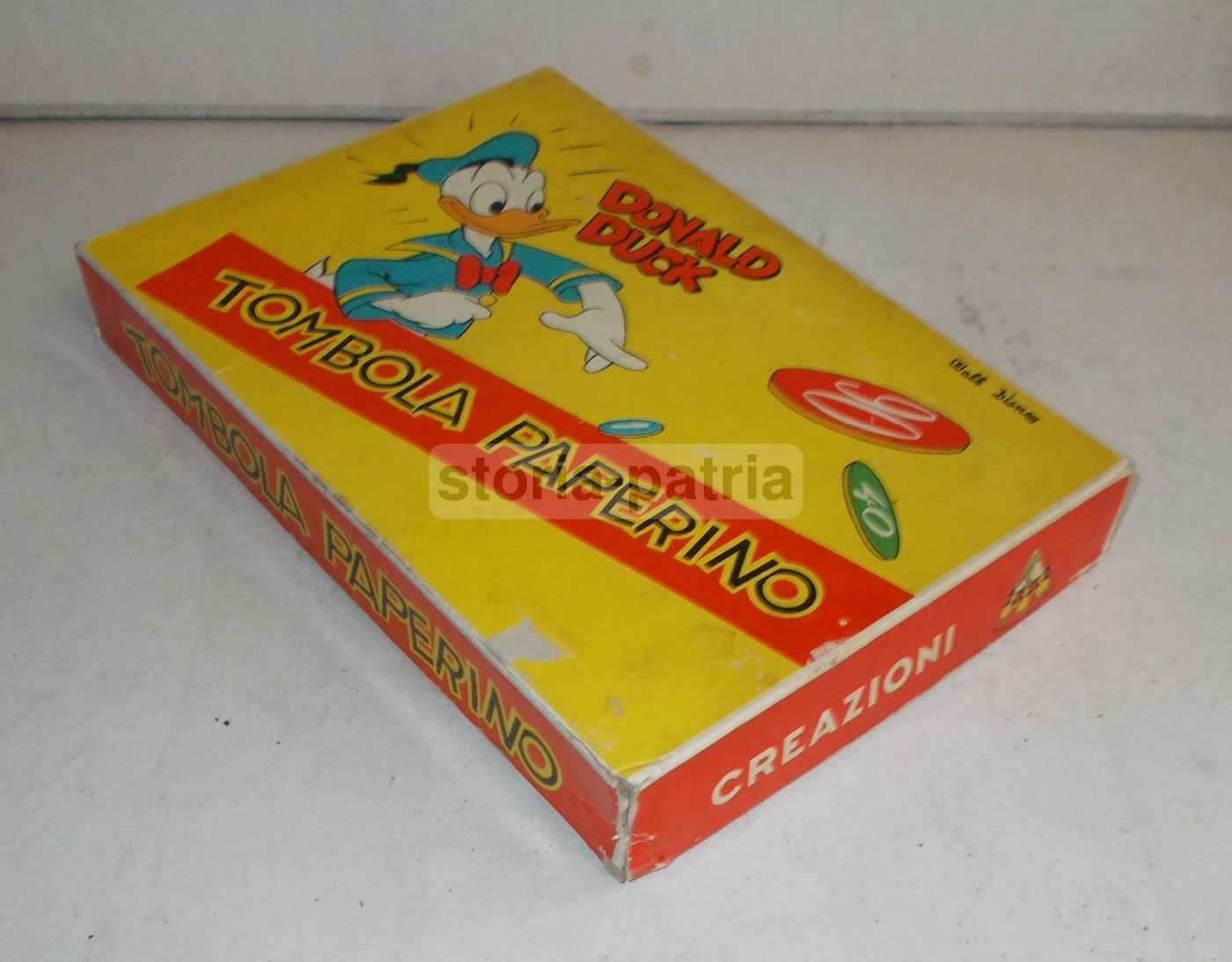 Tombola Paperino Walt Disney Edizioni Cicogna Vintage Anni '50