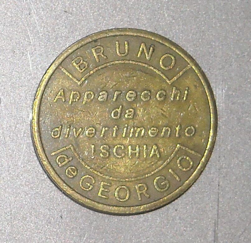 Gettone Pubblicitario Bruno De Giorgio Ischia Napoli Anni '60