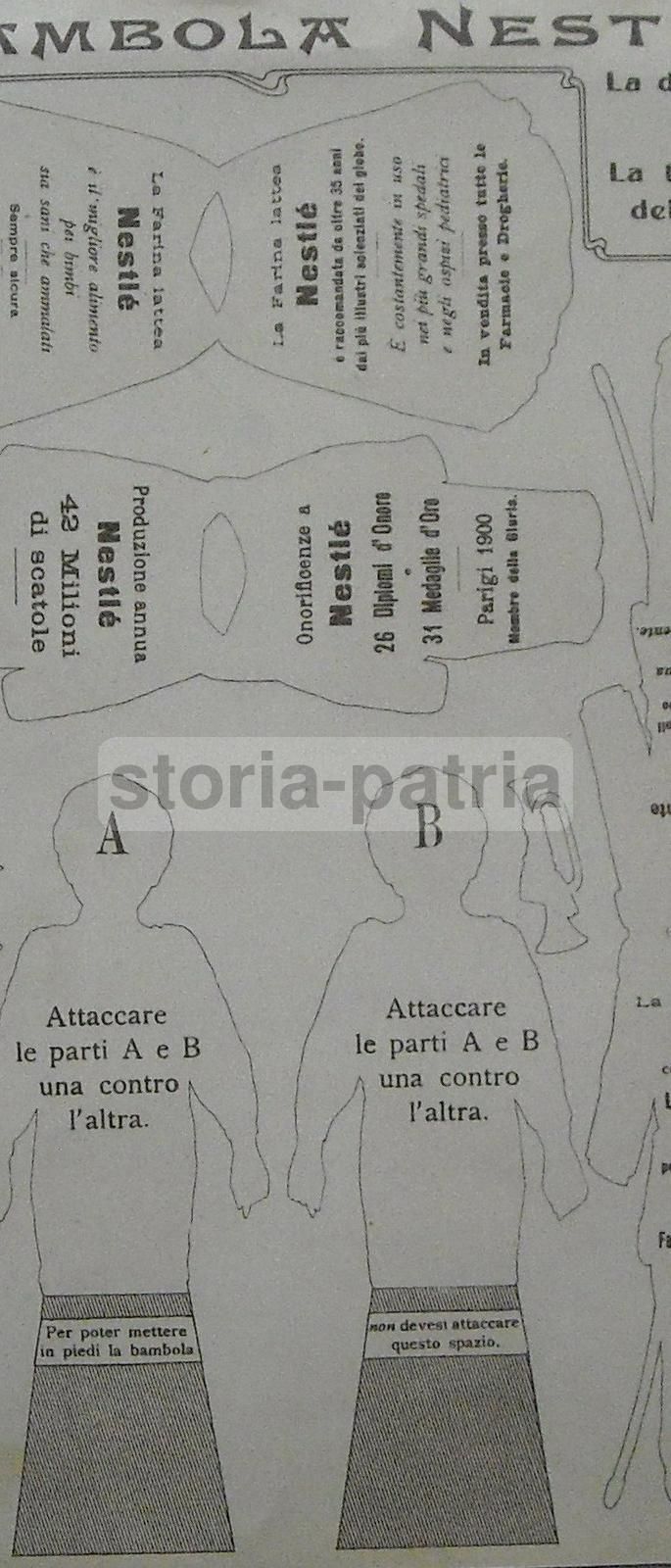 Bambolotto Da Vestire Nestlé, Anni '30: Pubblicitario E Militaria