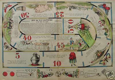 Gioco Della Latteria Imagerie d'Epinal Pellerin, Primo '900