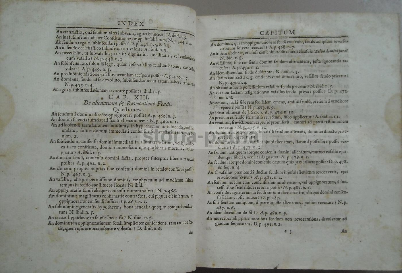 Syntagma Juris Feudalis, Georg Adam Struve, 1726   Rara Edizione Di Diritto Feudale