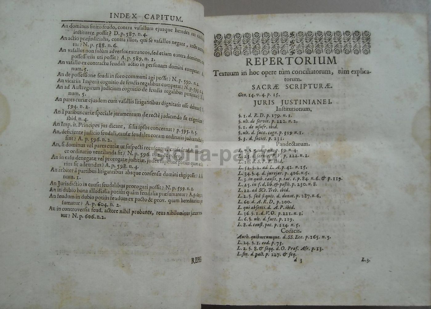 Syntagma Juris Feudalis, Georg Adam Struve, 1726   Rara Edizione Di Diritto Feudale
