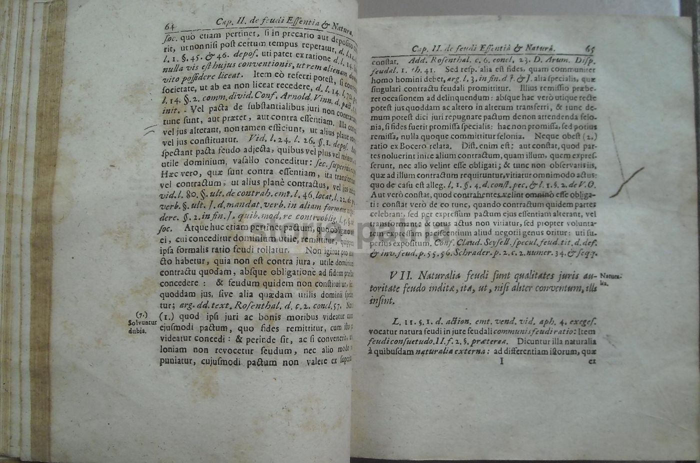 Syntagma Juris Feudalis, Georg Adam Struve, 1726   Rara Edizione Di Diritto Feudale