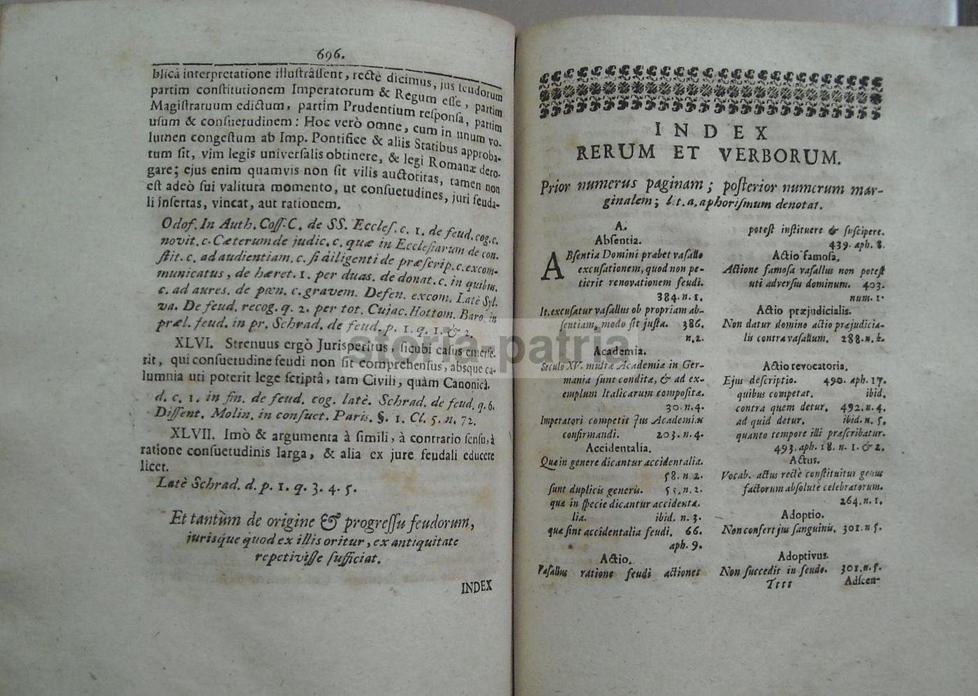 Syntagma Juris Feudalis, Georg Adam Struve, 1726   Rara Edizione Di Diritto Feudale
