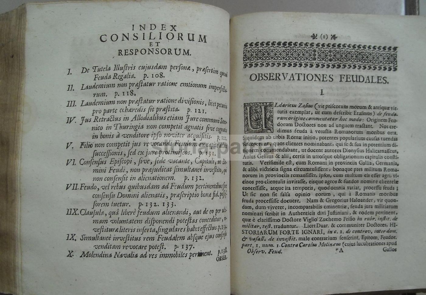 Syntagma Juris Feudalis, Georg Adam Struve, 1726   Rara Edizione Di Diritto Feudale