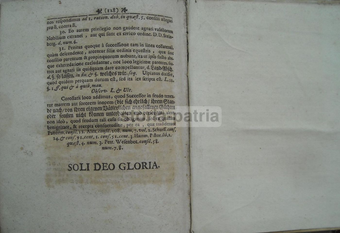 Syntagma Juris Feudalis, Georg Adam Struve, 1726   Rara Edizione Di Diritto Feudale