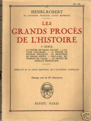 I Grandi Processi Della Storia. Henri Robert, 7 Volumi Illustrati
