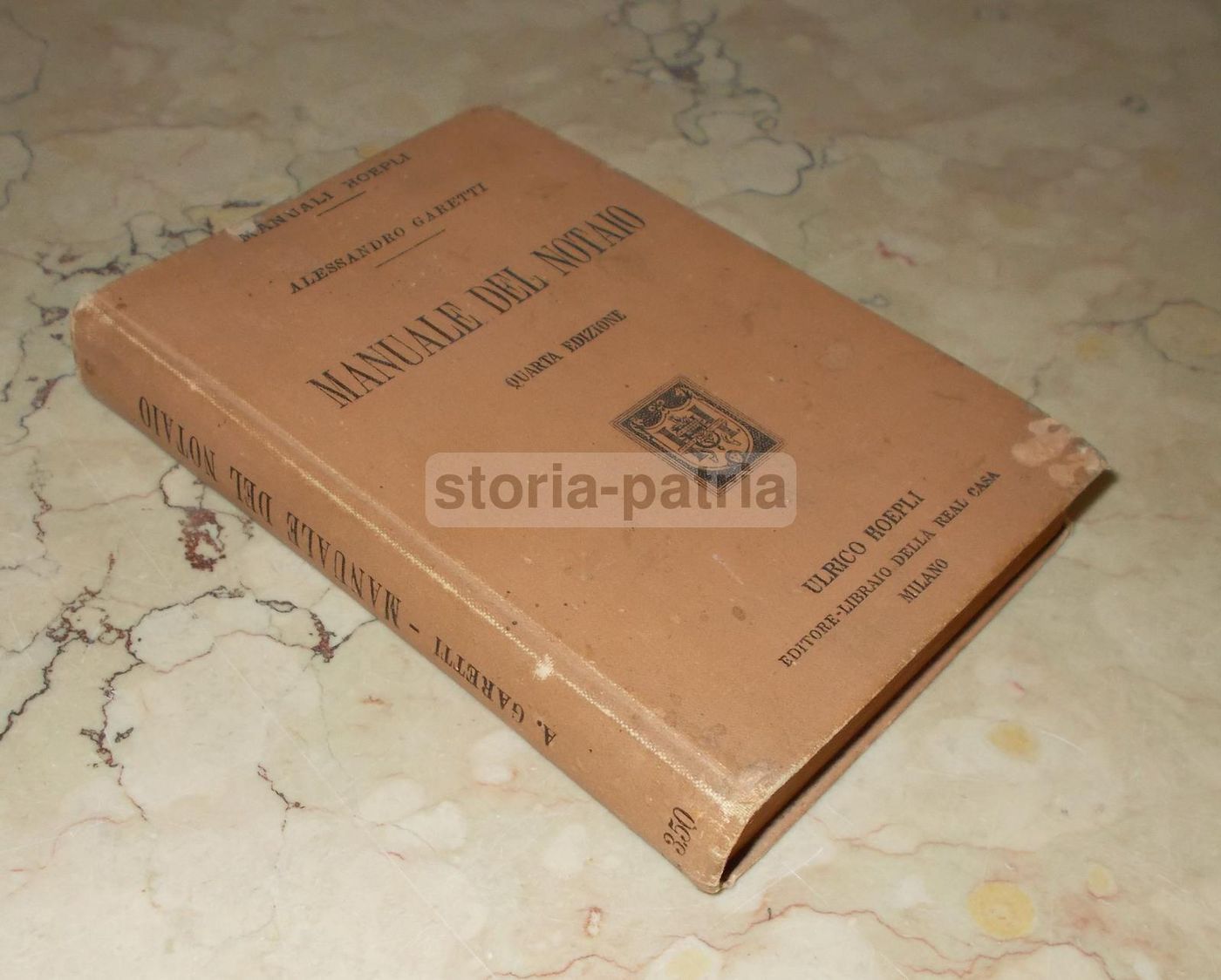 Manuale Del Notaio Di Alessandro Garetti, Hoepli 1901